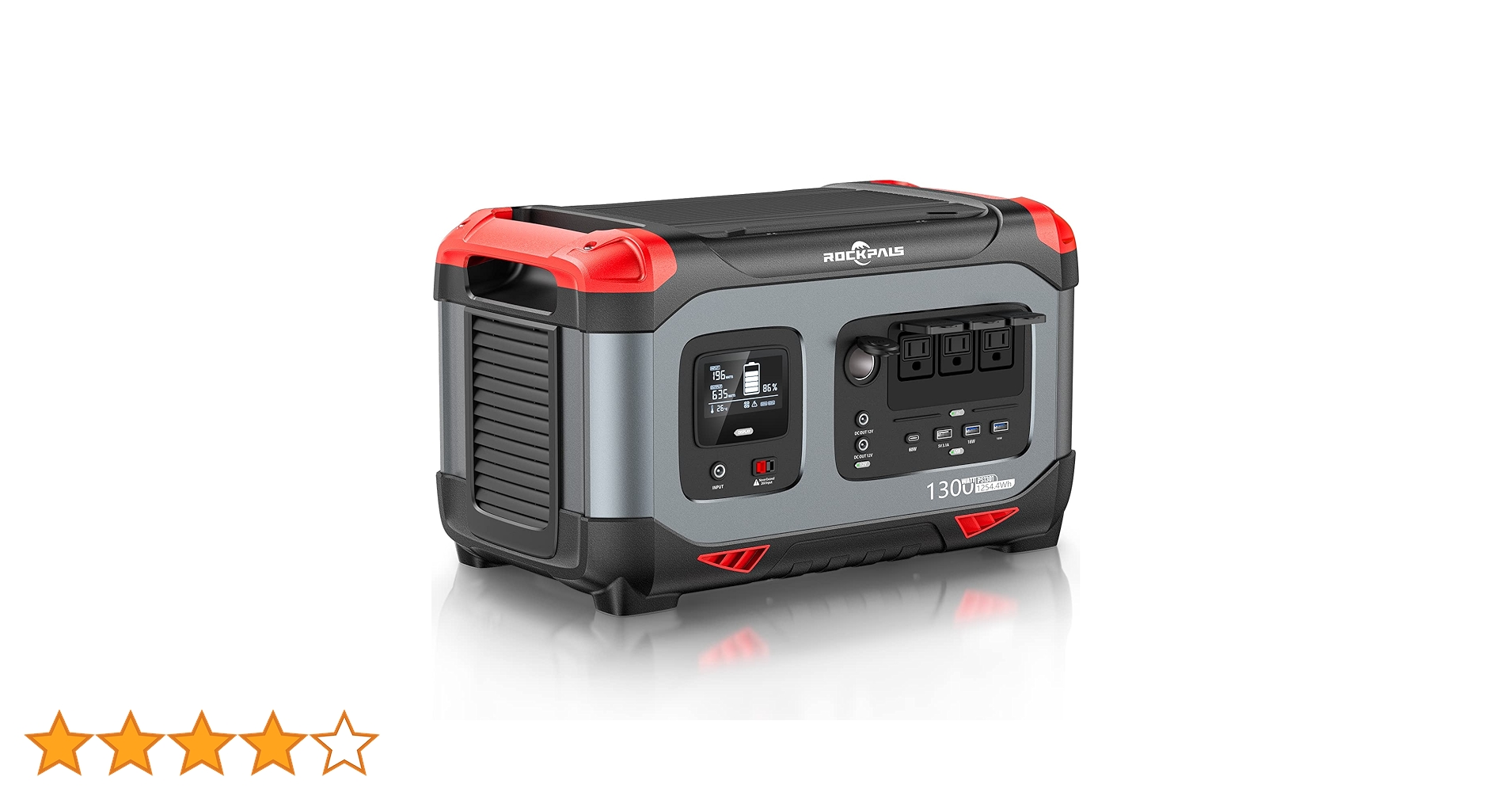 Amazon.co.jp: ROCKPALS ポータブル電源 RP1300 大容量 1254Wh